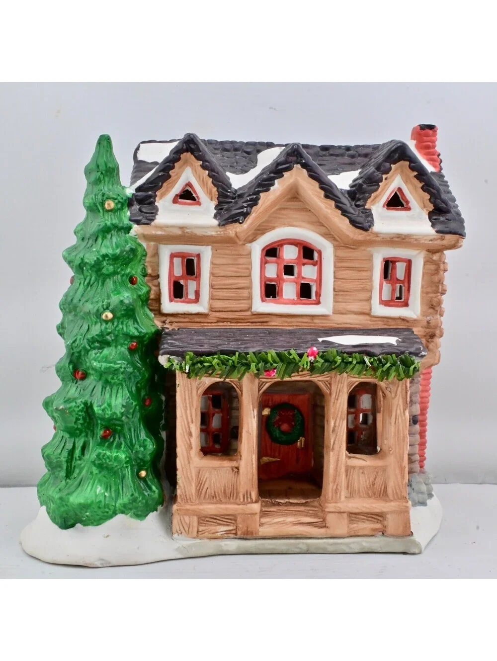 VTG 1994 Seasonal Specialties Downhome Christmas Village Farm House NO BOX/LIGHT